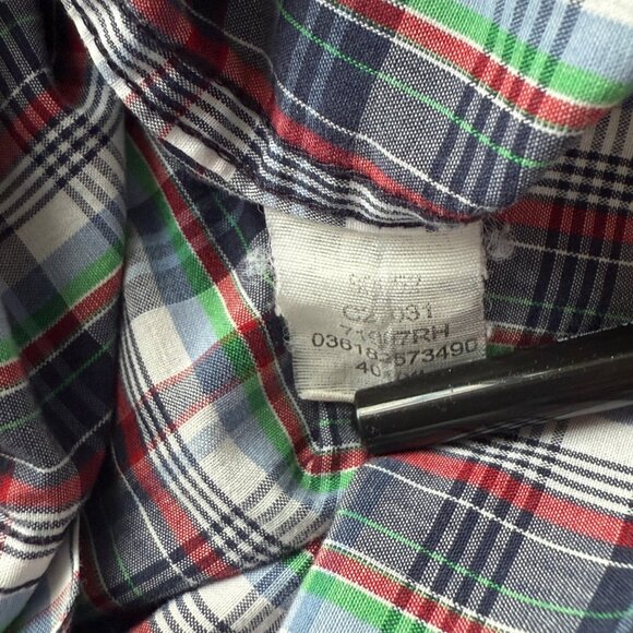 Chaps Men’s XL Plaid Short Sleeve Button-Down Shirt Multicolor Classic Fit - Picture 5 of 7